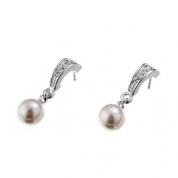 Earrings - Silk, pearls