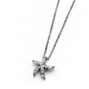 Necklace - Sea Starfish, white