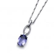 Necklace - World, violet