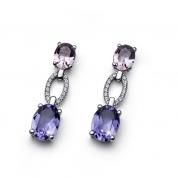 Earrings - World,violet 