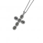 Necklace - Belive, black diamond