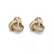 Earrings - Symbol, golden