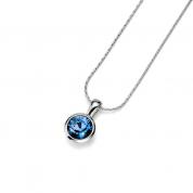 Necklace - Simple, blue