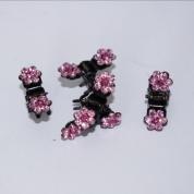 Hair clip - small flower light pink