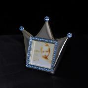 Picture frame - Crown, blue