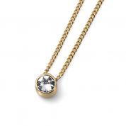 Necklace - Simple, golden