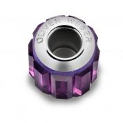  Bead - Baguette, purple