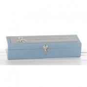  Birth Certificate Box - Teddy, blue