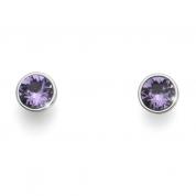 Earrings - Giant, purple