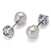  Earrings - Turn with pearl