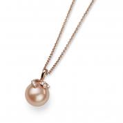  Necklace - Cap,pearl, golden