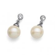  Earrings - Lucent, pearl, white