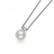  Necklace - Just (pearl, white)