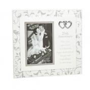  Picture frame - 25-th Anniversary 2 hearts