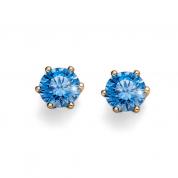  Earrings - Brilliance, golden (blue)