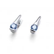  Earrings - Tender, blue (silver)