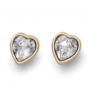  Earrings - Luv (heart) golden