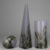  Candle - Feathers (violet)