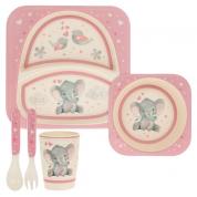 Детский набор для кормления - Bird & Ellie, розовый 