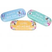  Glasses Case - Busy Bee, yellow, blue or green