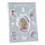  Photo frame - Baby Boy for 5 photos, blue