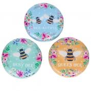  Compact Mirror - Busy Bee yellow, blue or green