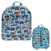  Детский рюкзак - автомобили, синий