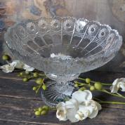  Crystal footed bowl 25cm. (57030)
