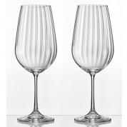  Wine glasses - Waterfall 550ml. (optic)