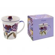  Porcelain mug - Pansy (violet)