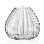  Glass vase - Waterfall 18,5cm. (optic)