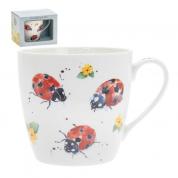  Breakfast mug - Summer Meadow, Ladybug (red)