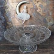  Crystal footed cake plate 31cm. (57030)
