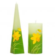  Candles - Daffodil, yellow