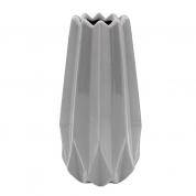  Vase - Geometric, grey 23cm.