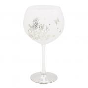  Gin, cocktail or wine glass - Butterfly (white, silver)
