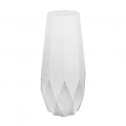  Glass vase - Vincenza, white 26cm.