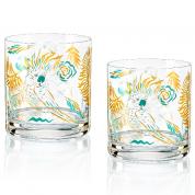  Whisky, Long drink, Juice glasses - Parrots 280ml.
