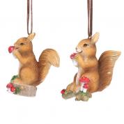  Joulukoristeen - orava MIX 2