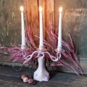  Candlestick for 3 candles (pink)