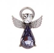  Brooch, pin - Angel (violet)