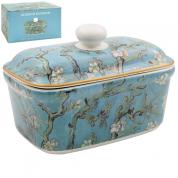 Butter dish, Cookie box - Almond Blossom (blue)