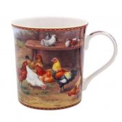  Porcelain Mug - Farm (Chickens) 