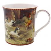  Porcelain Mug - Farm (puppies)