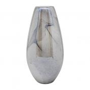  Стеклянная ваза - Vincenza, Marble (серый) 40см.