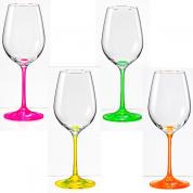  Wine glasses, Cocktail glasses - Neon 350ml.