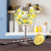  Gin, cocktail or wine glass - Lemon