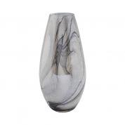  Стеклянная ваза - Vincenza, Marble (серый) 32см.