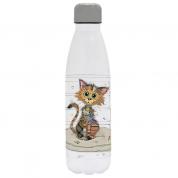  Металлическая питьевая бутылка - Kimba Kitten 0.5 л.