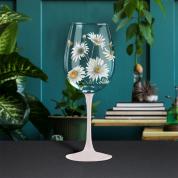  wine glass - Bee-Tanical, white